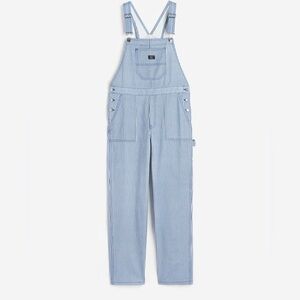 H&M - NWT Twill Dungarees Blue And White Stripe Adjustable Strap Overalls XXS